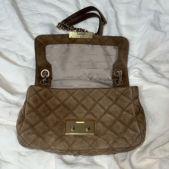 Michael Kors suede shoulder bag - Picture 3 of 16